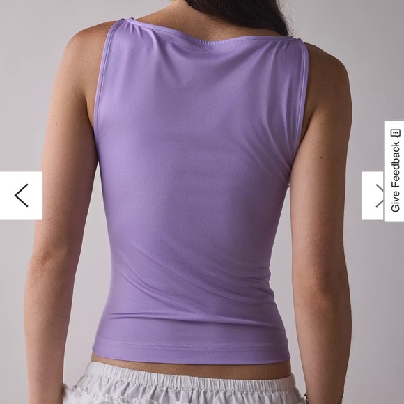 NWT Urban Outfitters Purple Orchid Graphic Boatneck Tank Top - Picture 5 of 8